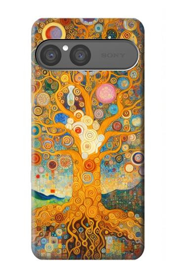 S4007 Peinture Arbre de vie Etui Coque Housse pour Sony Xperia 10 VII
