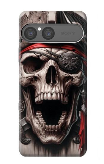 S4009 Crâne de pirate Etui Coque Housse pour Sony Xperia 10 VII