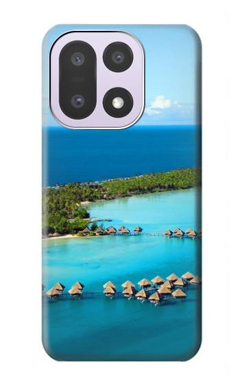 S0844 Bora Bora Etui Coque Housse pour OnePlus 15