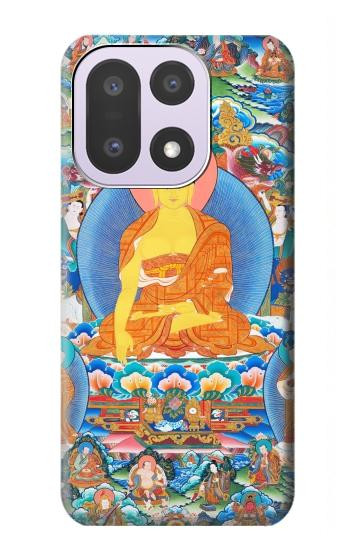 S1256 Peinture Bouddha Etui Coque Housse pour OnePlus 15
