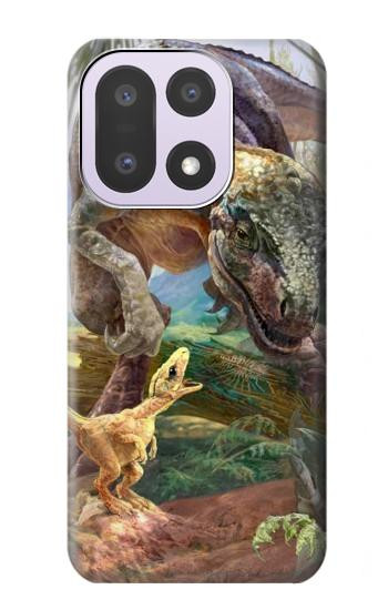 S1290 Dinosaures T-Rex Etui Coque Housse pour OnePlus 15