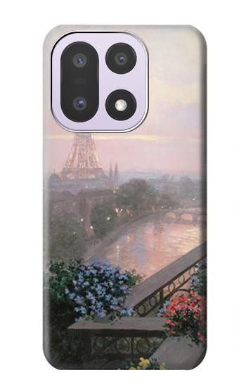S1443 Terrasse à Paris Eifel Etui Coque Housse pour OnePlus 15