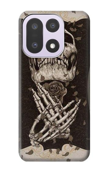 S1676 crâne Rose Etui Coque Housse pour OnePlus 15