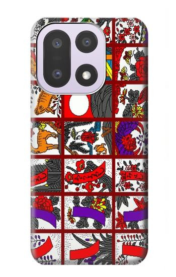 S1923 Hanafuda japonaise Carte de fleur Etui Coque Housse pour OnePlus 15