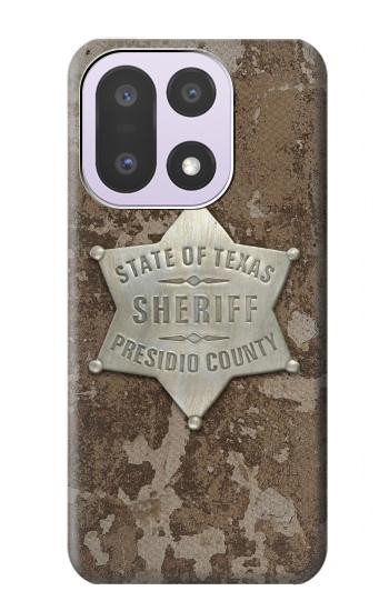 S2868 Texas Presidio shérif du comté Badge Etui Coque Housse pour OnePlus 15