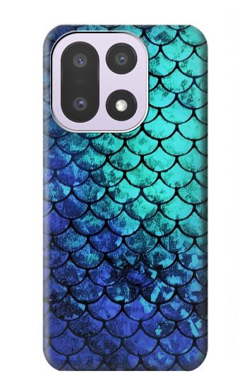 S3047 Vert Sirène écailles de poisson Etui Coque Housse pour OnePlus 15