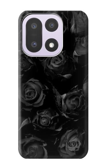 S3153 Noir Roses Etui Coque Housse pour OnePlus 15