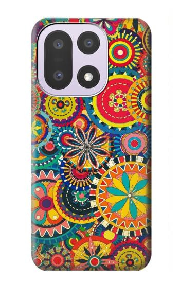 S3272 Motif coloré Etui Coque Housse pour OnePlus 15