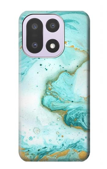 S3399 Vert Marbre Imprimer Graphique Etui Coque Housse pour OnePlus 15