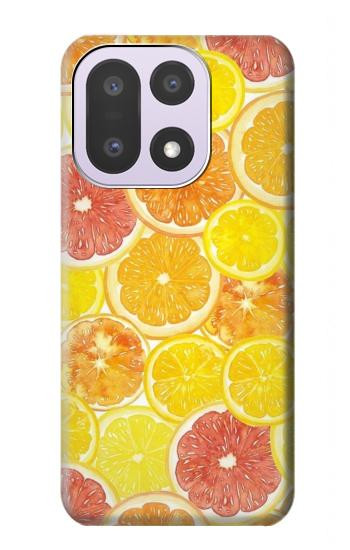 S3408 citron Etui Coque Housse pour OnePlus 15