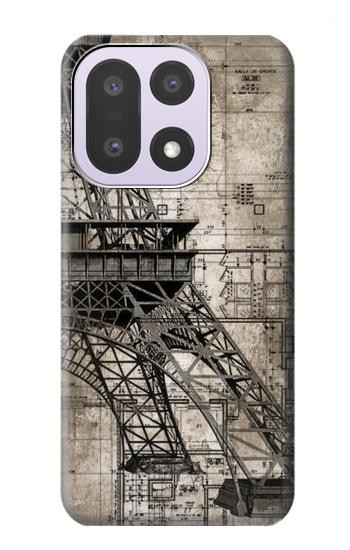 S3416 Plan Tour Eiffel Etui Coque Housse pour OnePlus 15