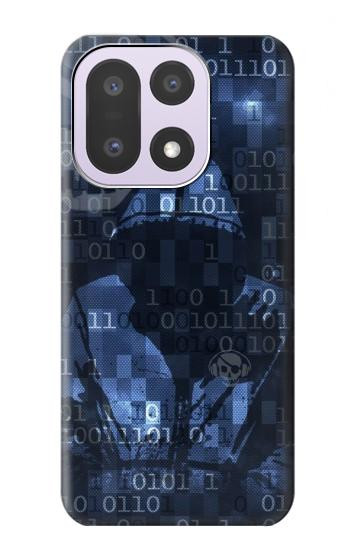 S3431 Numérique Cyber ​​code Hacker Etui Coque Housse pour OnePlus 15