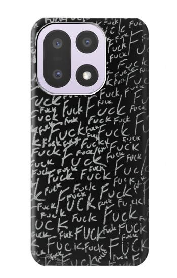 S3478 Mots drôles Noirboard Etui Coque Housse pour OnePlus 15