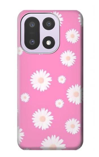S3500 Motif floral rose Etui Coque Housse pour OnePlus 15
