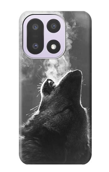 S3505 loup Hurlant Etui Coque Housse pour OnePlus 15