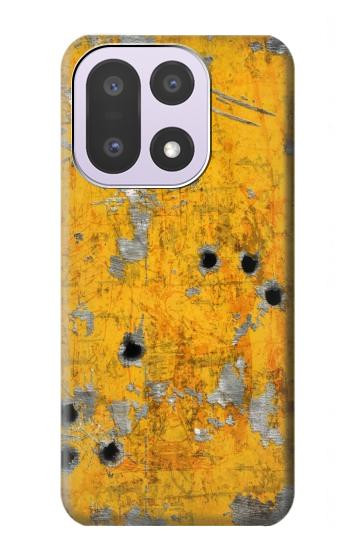 S3528 Bullet Rouille Jaune Métal Etui Coque Housse pour OnePlus 15