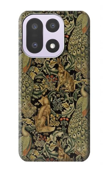 S3661 William Morris Forest Velvet Etui Coque Housse pour OnePlus 15