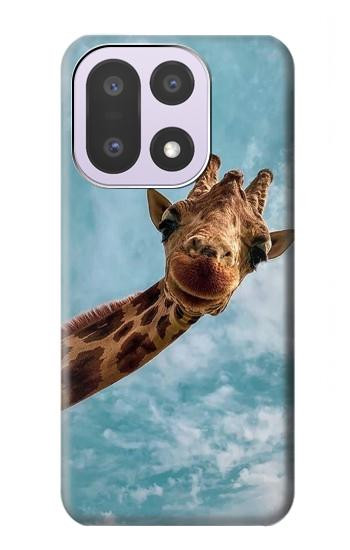 S3680 Girafe de sourire mignon Etui Coque Housse pour OnePlus 15