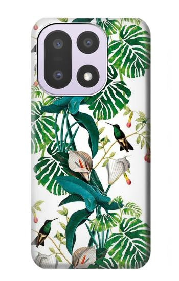 S3697 Oiseaux de la vie des feuilles Etui Coque Housse pour OnePlus 15