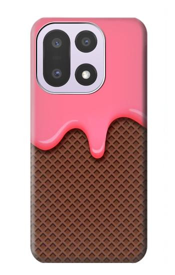 S3754 Cornet de crème glacée à la fraise Etui Coque Housse pour OnePlus 15