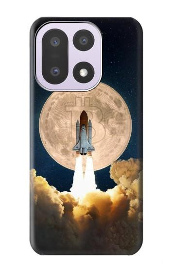S3859 Bitcoin à la Lune Etui Coque Housse pour OnePlus 15