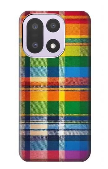 S3983 Texture de tissu LGBTQ Etui Coque Housse pour OnePlus 15