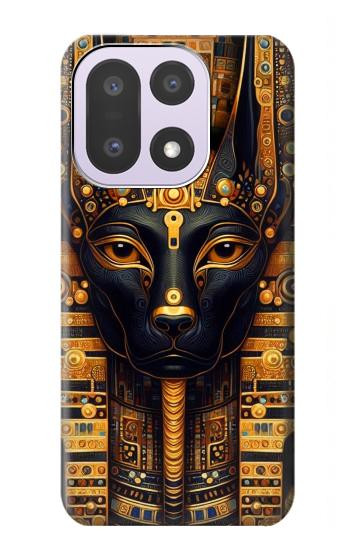 S3992 Anubis noir et or Etui Coque Housse pour OnePlus 15
