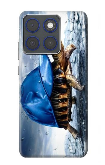 S0084 Tortue sous la pluie Etui Coque Housse pour Motorola Edge 70