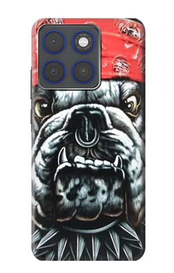 S0100 Bouledogue Football américain Etui Coque Housse pour Motorola Edge 70