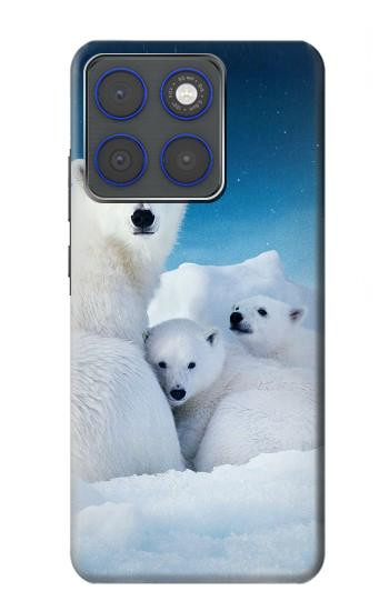 S0285 Ours polaire Etui Coque Housse pour Motorola Edge 70