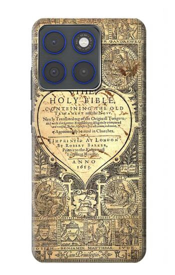 S0330 Bible Etui Coque Housse pour Motorola Edge 70