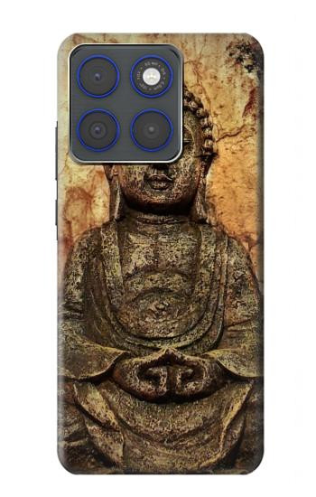 S0344 Bouddha Rocher Etui Coque Housse pour Motorola Edge 70