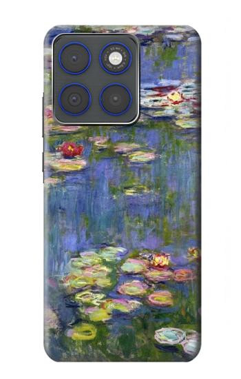 S0997 Claude Monet Nymphéas Etui Coque Housse pour Motorola Edge 70