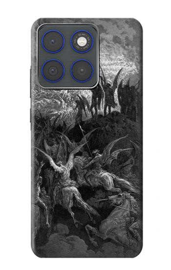S1026 Gustave Doré Paradis perdu Etui Coque Housse pour Motorola Edge 70