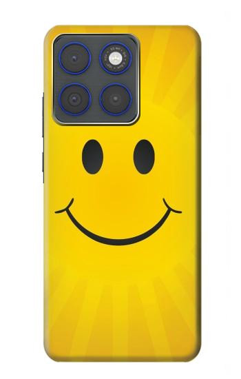 S1146 Sourire Soleil Jaune Etui Coque Housse pour Motorola Edge 70