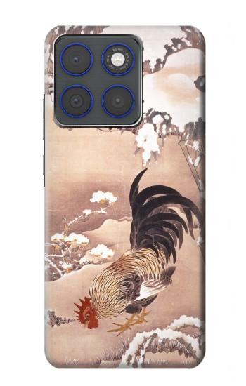 S1332 Ito Jakuchu Coq Etui Coque Housse pour Motorola Edge 70