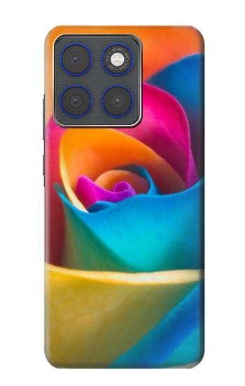 S1671 Arc en ciel coloré Rose Etui Coque Housse pour Motorola Edge 70