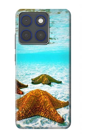 S1679 Étoile de mer plage de la mer Etui Coque Housse pour Motorola Edge 70