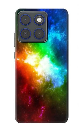 S2312 Arc en ciel coloré espace Galaxie Etui Coque Housse pour Motorola Edge 70