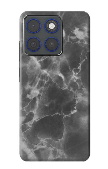 S2526 Noir Marbre imprimé graphique Etui Coque Housse pour Motorola Edge 70