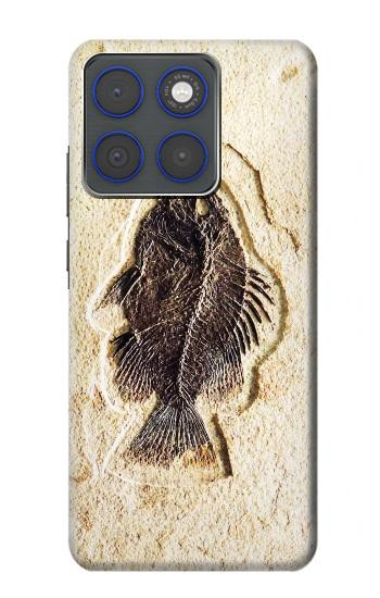 S2562 fossile poisson Etui Coque Housse pour Motorola Edge 70