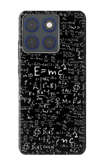 S2574 Mathématiques Physique Noirboard équation Etui Coque Housse pour Motorola Edge 70