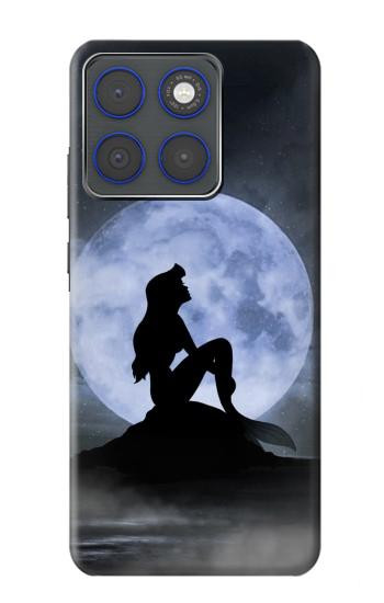 S2668 Silhouette sirène Lune Nuit Etui Coque Housse pour Motorola Edge 70
