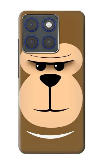 S2721 Mignon grincheux Singe Dessin animé Etui Coque Housse pour Motorola Edge 70