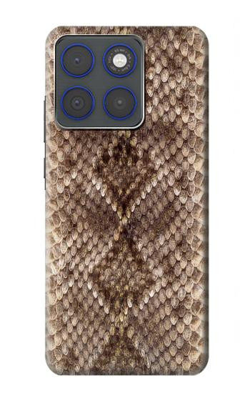 S2875 Rattle Serpent Imprimé graphique Peau Etui Coque Housse pour Motorola Edge 70