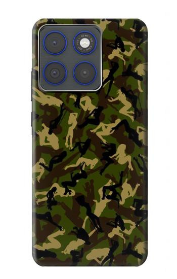 S3356 Camo camouflage de fille Etui Coque Housse pour Motorola Edge 70