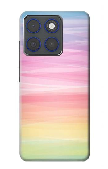 S3507 Coloré Arc-en-ciel pastel Etui Coque Housse pour Motorola Edge 70