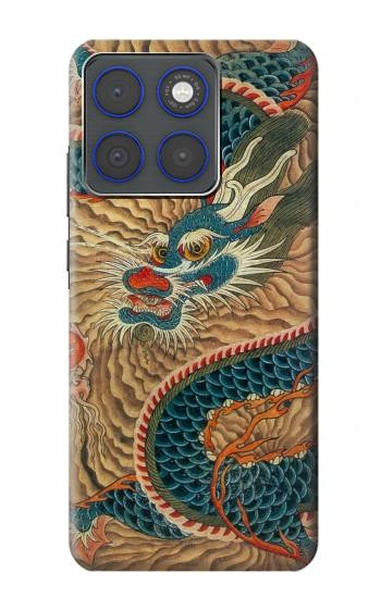 S3541 Peinture Dragon Nuage Etui Coque Housse pour Motorola Edge 70