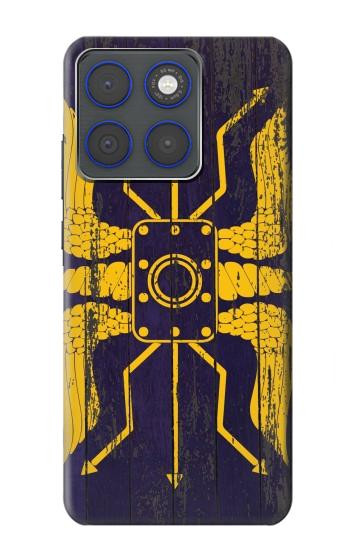 S3546 Roman Bouclier Bleu Etui Coque Housse pour Motorola Edge 70