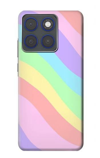 S3810 Vague d'été licorne pastel Etui Coque Housse pour Motorola Edge 70